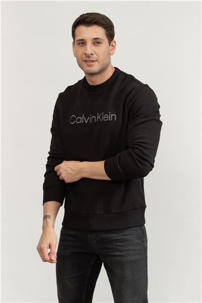 Calvin Klein Erkek Bisiklet Yaka Sweatshirt