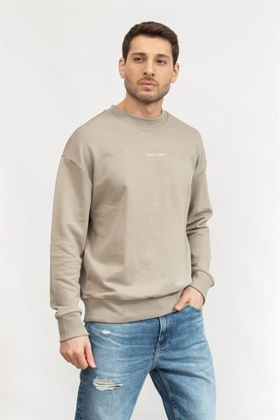 Calvin Klein Erkek Bisiklet Yaka Sweatshirt