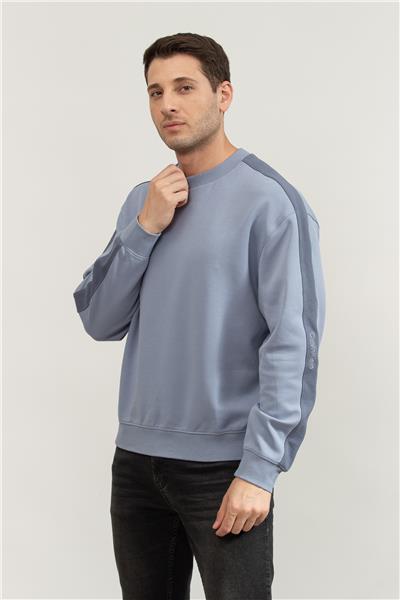 Calvin Klein Erkek Bisiklet Yaka Sweatshirt