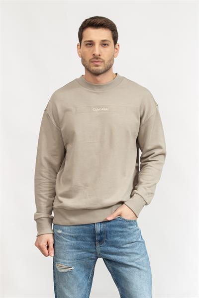 Calvin Klein Erkek Bisiklet Yaka Sweatshirt
