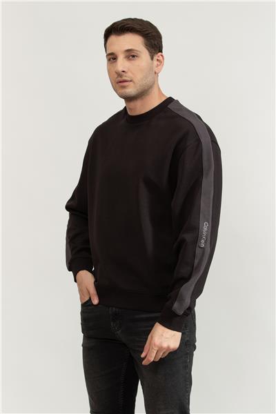 Calvin Klein Erkek Bisiklet Yaka Sweatshirt