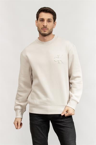 Calvin Klein Erkek Bisiklet Yaka Sweatshirt