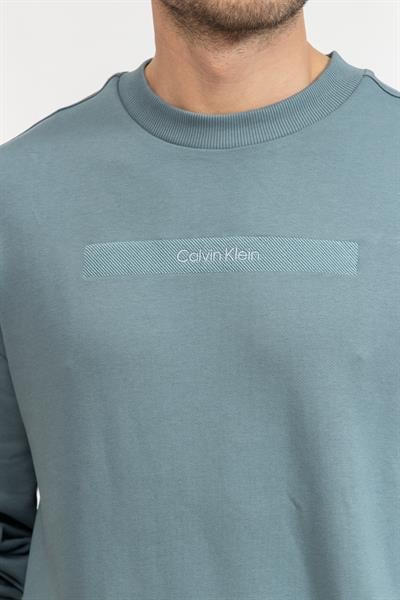 Calvin Klein Erkek Bisiklet Yaka Sweatshirt