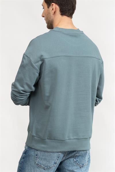 Calvin Klein Erkek Bisiklet Yaka Sweatshirt