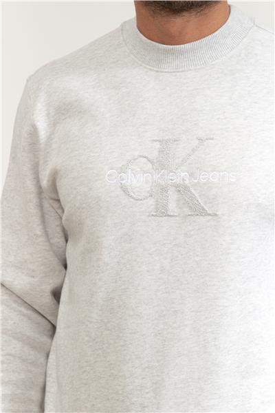 Calvin Klein Erkek Bisiklet Yaka Sweatshirt