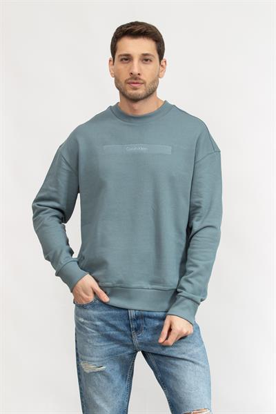 Calvin Klein Erkek Bisiklet Yaka Sweatshirt