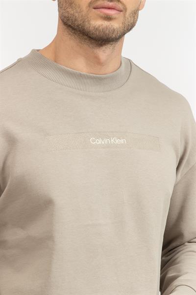Calvin Klein Erkek Bisiklet Yaka Sweatshirt