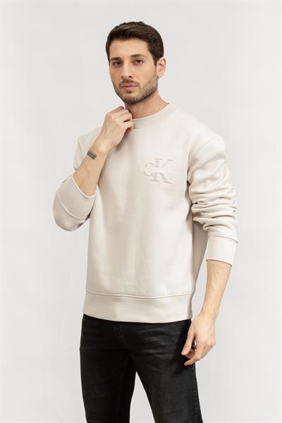 Calvin Klein Erkek Bisiklet Yaka Sweatshirt