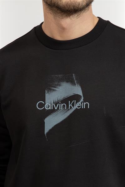 Calvin Klein Erkek Bisiklet Yaka Sweatshirt