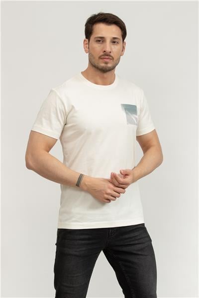 Calvin Klein Erkek Bisiklet Yaka T-Shirt