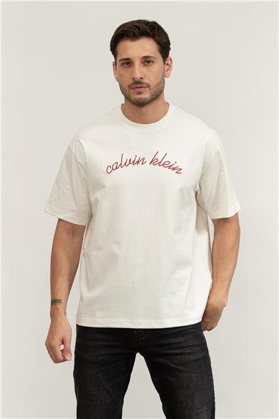 Calvin Klein Erkek Bisiklet Yaka T-Shirt