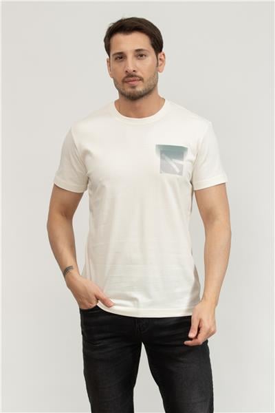 Calvin Klein Erkek Bisiklet Yaka T-Shirt