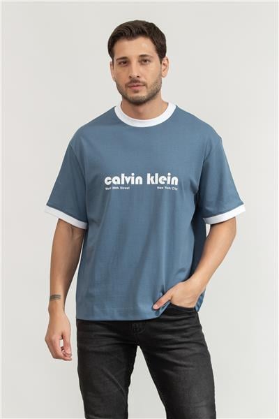 Calvin Klein Erkek Bisiklet Yaka T-Shirt