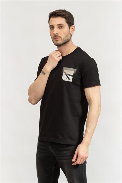 Calvin Klein Erkek Bisiklet Yaka T-Shirt