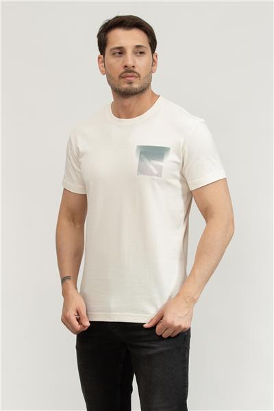 Calvin Klein Erkek Bisiklet Yaka T-Shirt