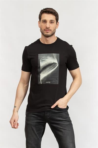 Calvin Klein Erkek Bisiklet Yaka T-Shirt