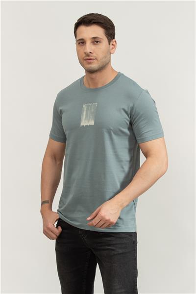 Calvin Klein Erkek Bisiklet Yaka T-Shirt