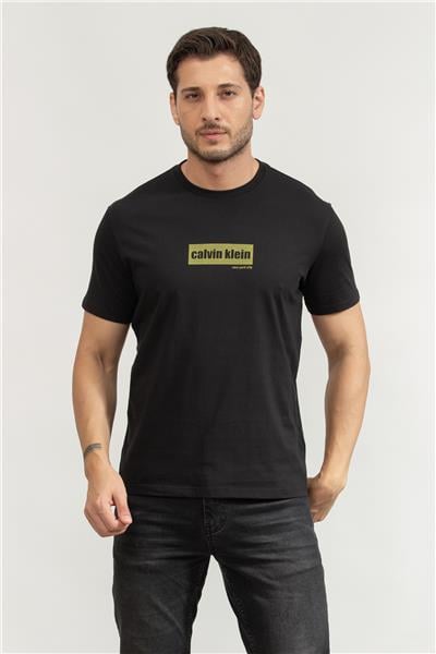 Calvin Klein Erkek Bisiklet Yaka T-Shirt