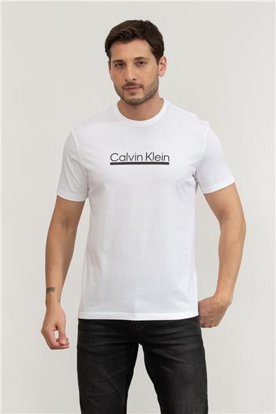 Calvin Klein Erkek Bisiklet Yaka T-Shirt