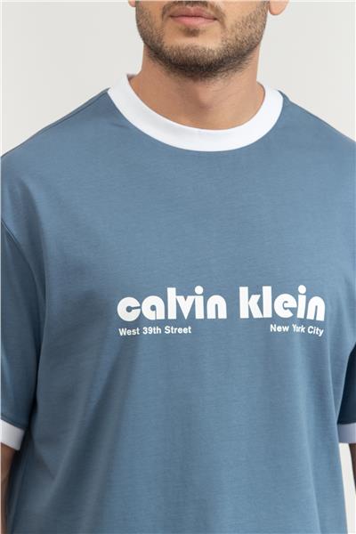Calvin Klein Erkek Bisiklet Yaka T-Shirt