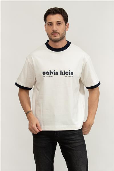 Calvin Klein Erkek Bisiklet Yaka T-Shirt