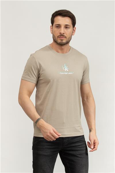Calvin Klein Erkek Bisiklet Yaka T-Shirt