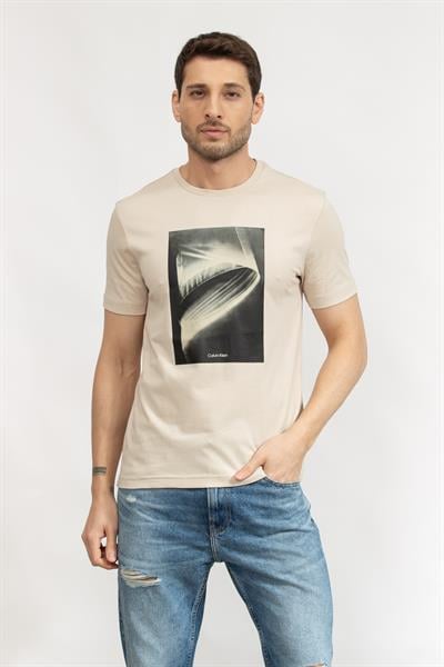 Calvin Klein Erkek Bisiklet Yaka T-Shirt