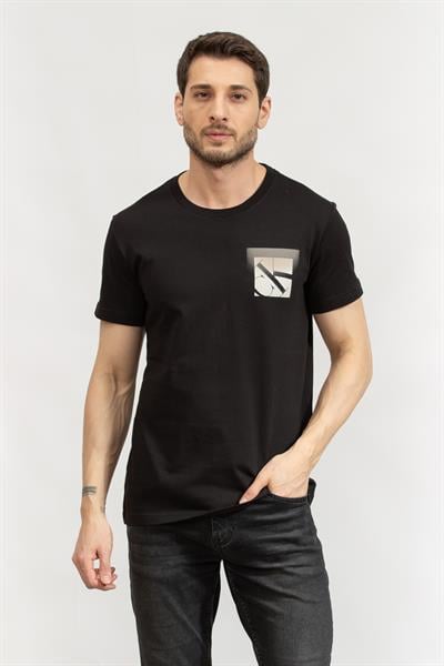 Calvin Klein Erkek Bisiklet Yaka T-Shirt