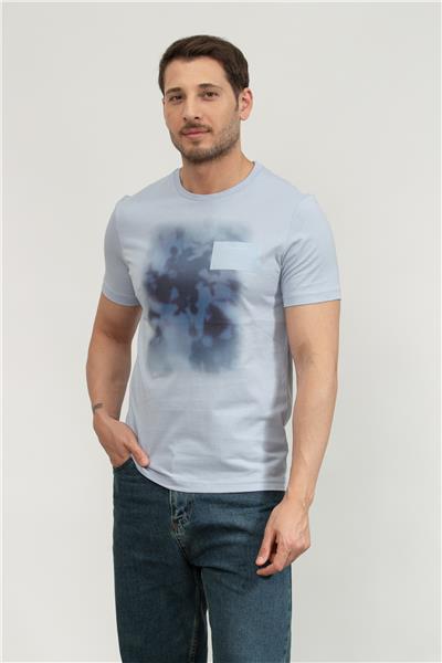 Calvin Klein Erkek Bisiklet Yaka T-Shirt