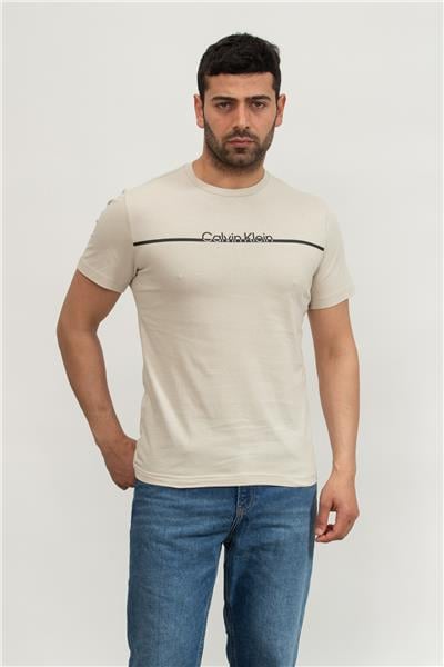 Calvin Klein Erkek Bisiklet Yaka T-Shirt