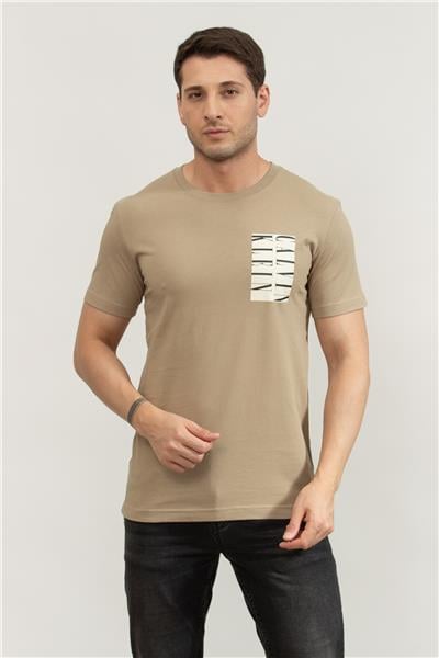 Calvin Klein Erkek Bisiklet Yaka T-Shirt