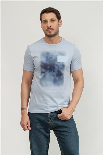 Calvin Klein Erkek Bisiklet Yaka T-Shirt