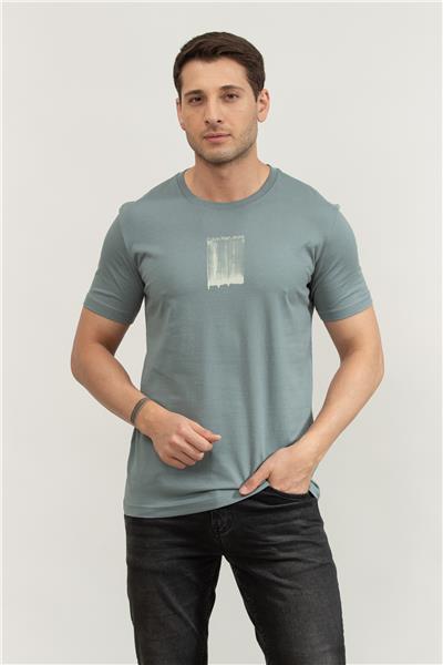 Calvin Klein Erkek Bisiklet Yaka T-Shirt