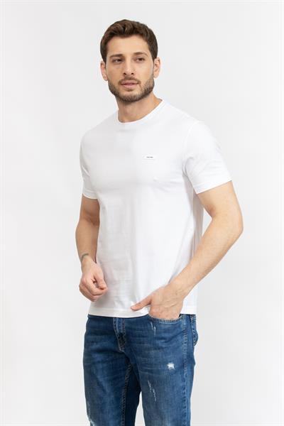 Calvin Klein Erkek Bisiklet Yaka T-Shirt