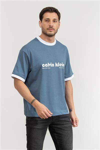 Calvin Klein Erkek Bisiklet Yaka T-Shirt