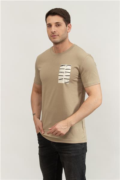 Calvin Klein Erkek Bisiklet Yaka T-Shirt