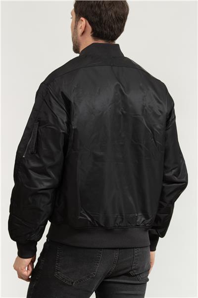 Calvin Klein Erkek Bomber Mont Siyah
