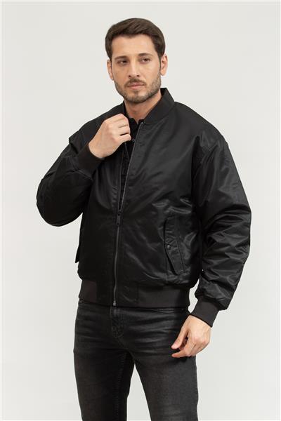 Calvin Klein Erkek Bomber Mont Siyah