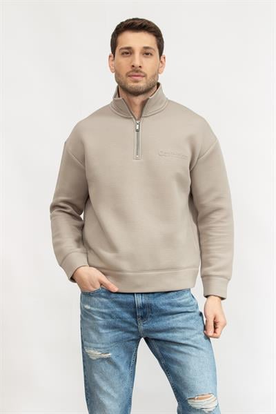 Calvin Klein Erkek Fermuarlı Sweatshirt