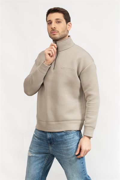 Calvin Klein Erkek Fermuarlı Sweatshirt