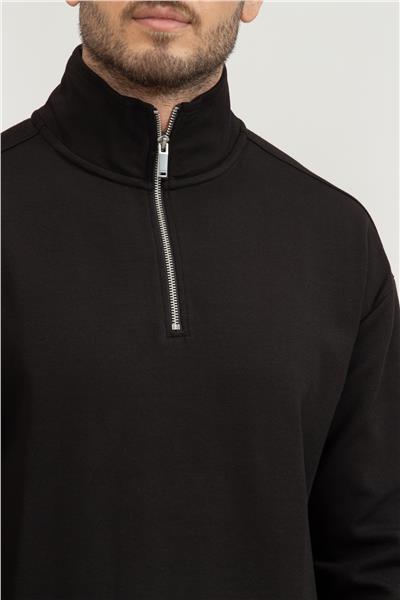 Calvin Klein Erkek Fermuarlı Sweatshirt