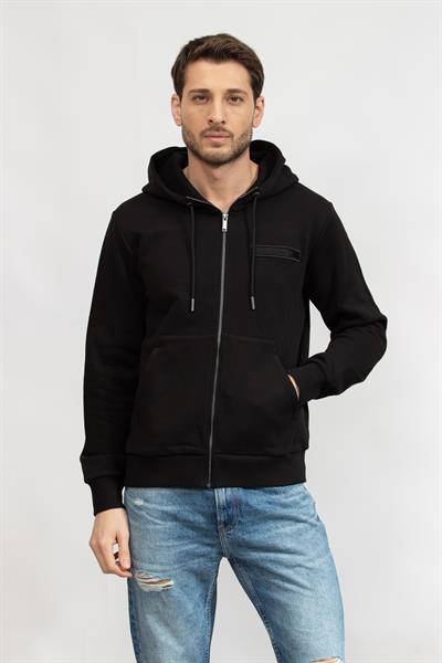 Calvin Klein Erkek Fermuarlı Sweatshirt