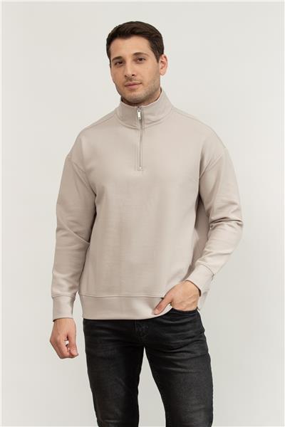 Calvin Klein Erkek Fermuarlı Sweatshirt