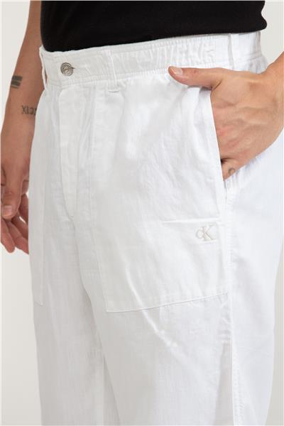 Calvin Klein Erkek Pantolon Beyaz