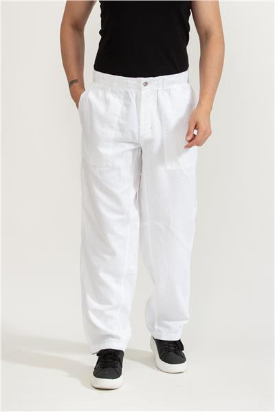 Calvin Klein Erkek Pantolon Beyaz