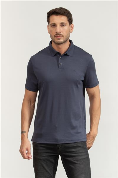Calvin Klein Ss Supima Chest Emb Erkek Polo Yaka T-Shirt