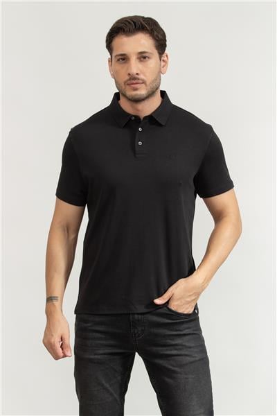 Calvin Klein Ss Supima Chest Emb Erkek Polo Yaka T-Shirt