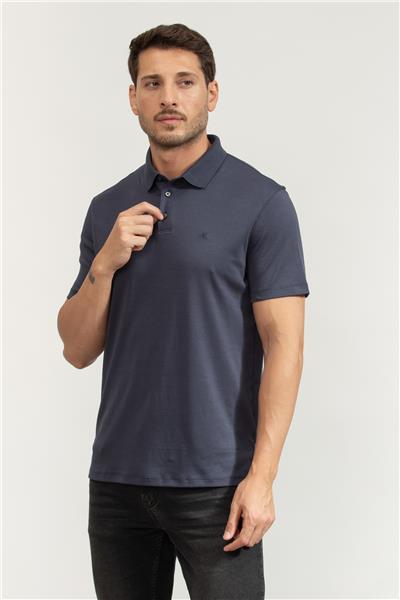 Calvin Klein Ss Supima Chest Emb Erkek Polo Yaka T-Shirt