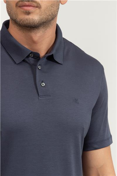 Calvin Klein Ss Supima Chest Emb Erkek Polo Yaka T-Shirt