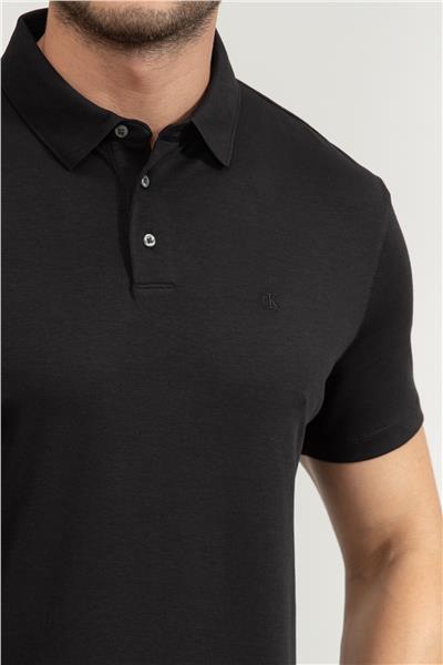 Calvin Klein Ss Supima Chest Emb Erkek Polo Yaka T-Shirt